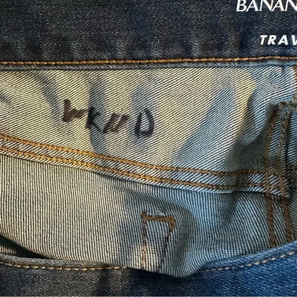 Banana Republic Medium Wash Traveler Jeans Size 31 x 32 Slim Fit - Picture 6 of 6